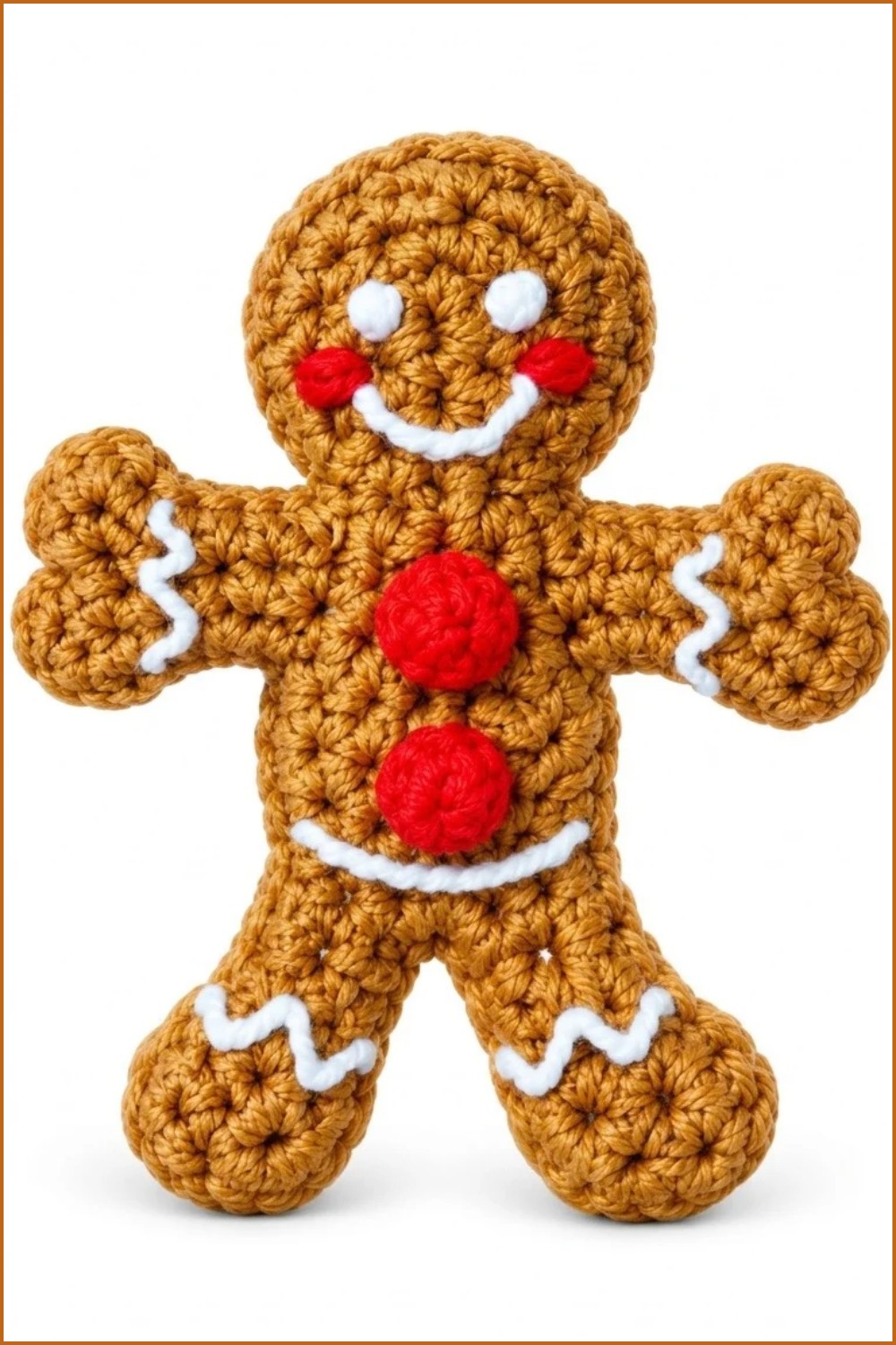 Crochet Gingerbread Man Pattern 6