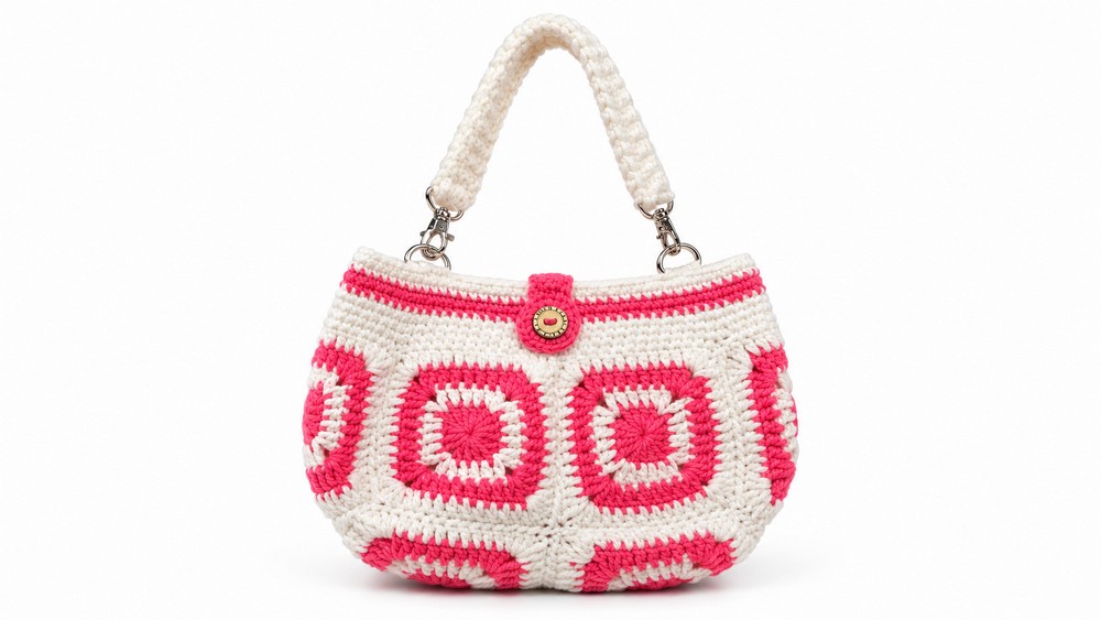Crochet Granny Square Bag Pattern 5