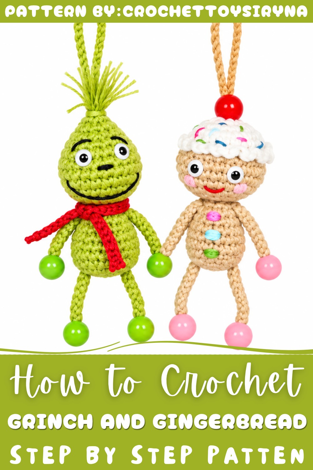 Crochet Grinch And Gingerbread Pattern
