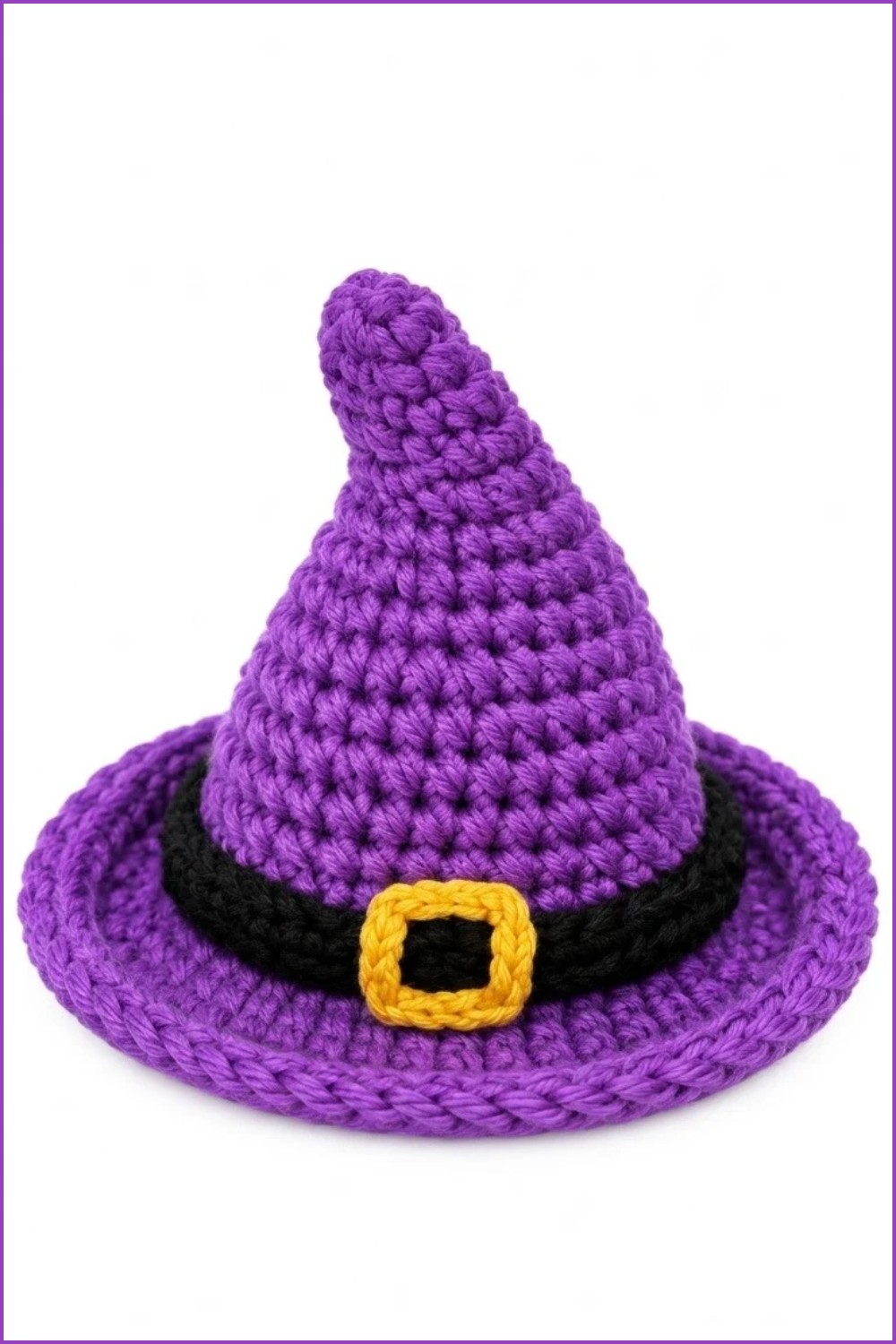 Crochet Halloween Witch Hat Pattern 6