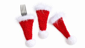 Crochet Hat Cutlery Holder Pattern 5