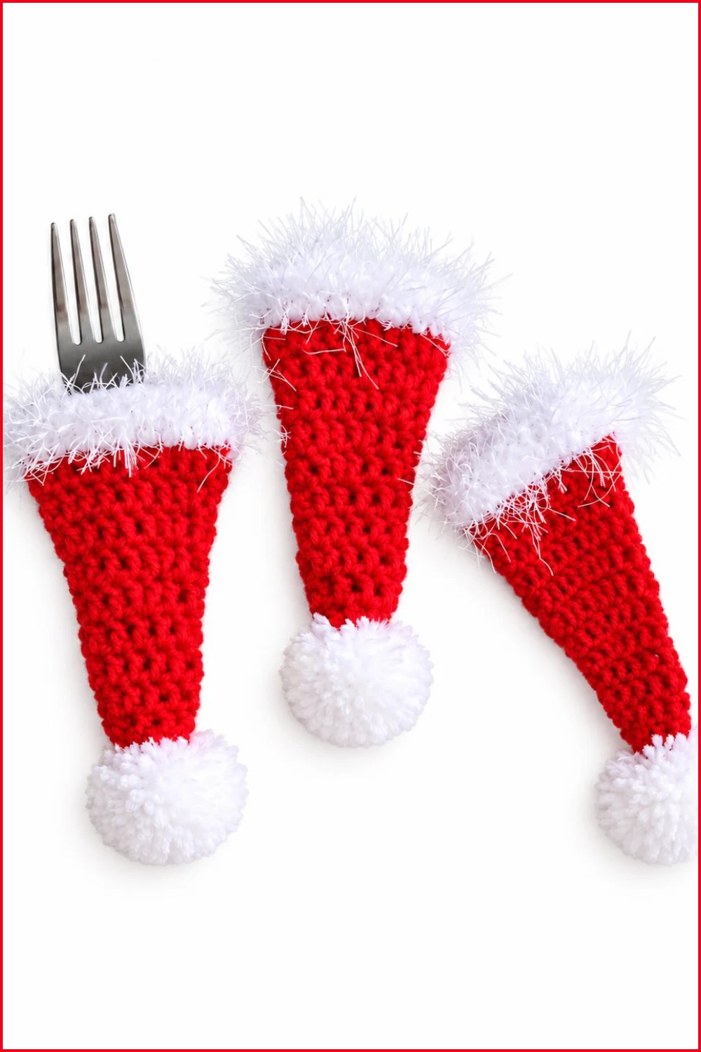 Crochet Hat Cutlery Holder Pattern 6