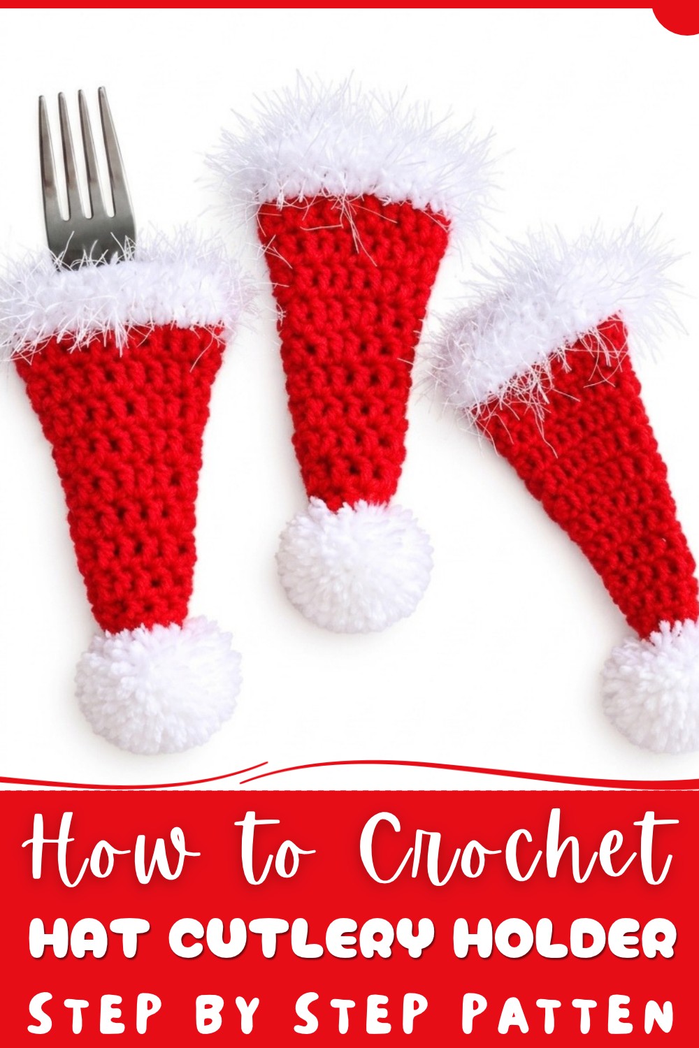 Crochet Hat Cutlery Holder Pattern