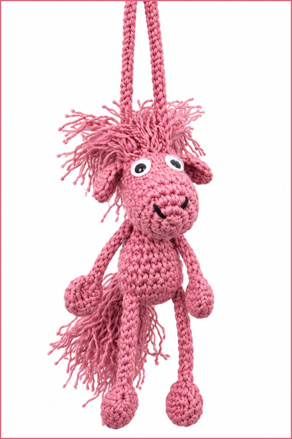 Crochet Horse Keychain Pattern 6