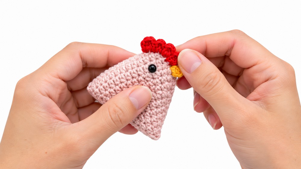 Crochet Mini Chicken Pattern 4