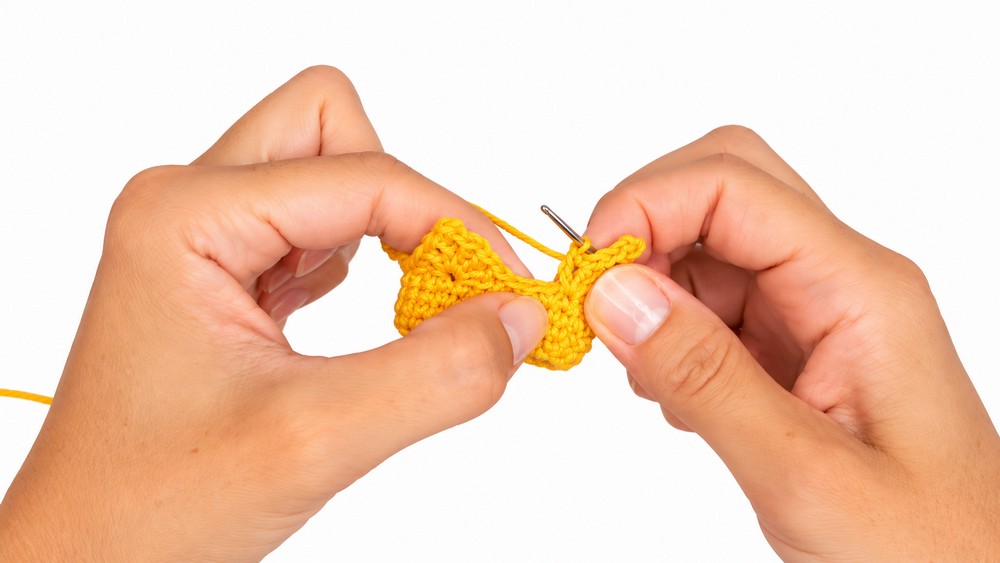Crochet Mini Crown Pattern 4