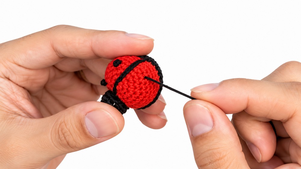 Crochet Mini Ladybug Pattern 4