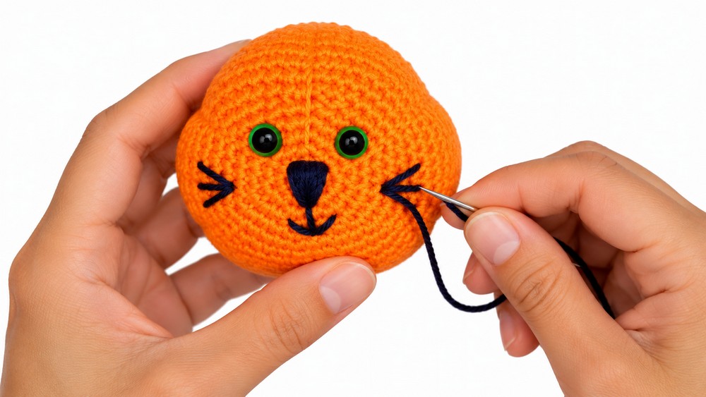 Crochet Pumpkin Cat Pattern 4