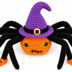 Crochet Pumpkin Spider Pattern 5