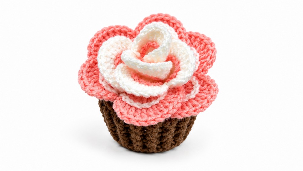 Crochet Rose Basket Pattern 5