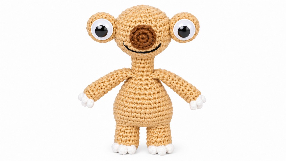 Crochet Sid Ice Age Pattern 5