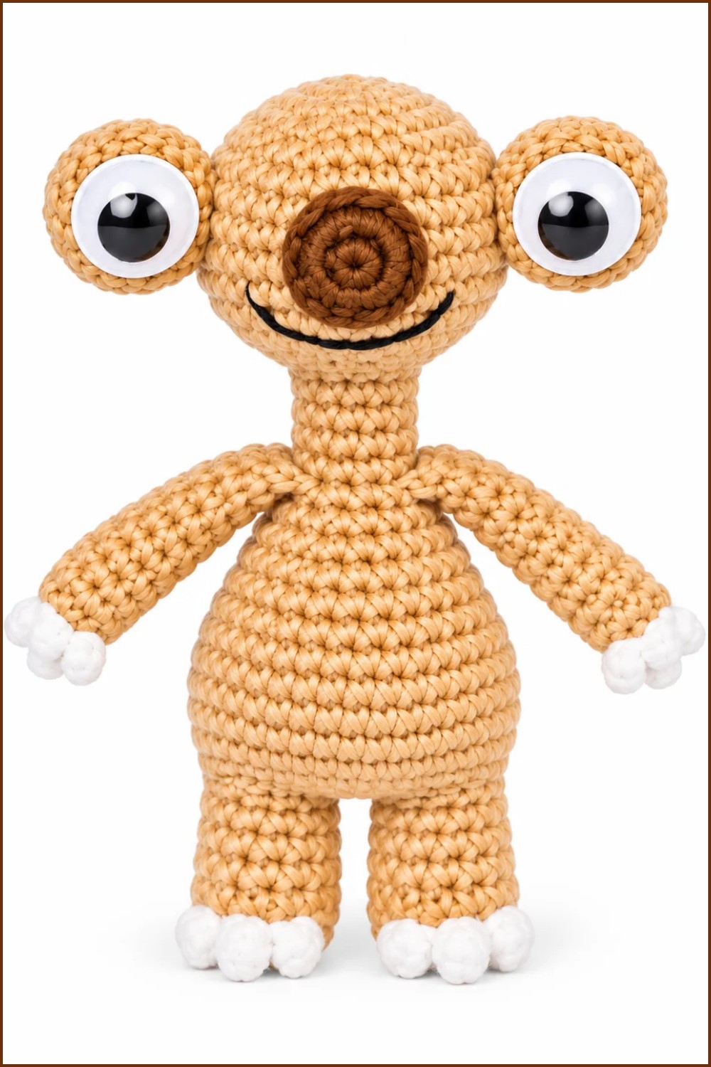 Crochet Sid Ice Age Pattern 6
