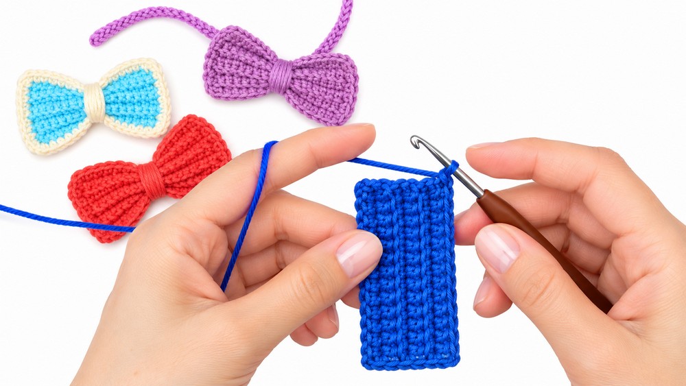 Crochet Simple Bow Pattern 2