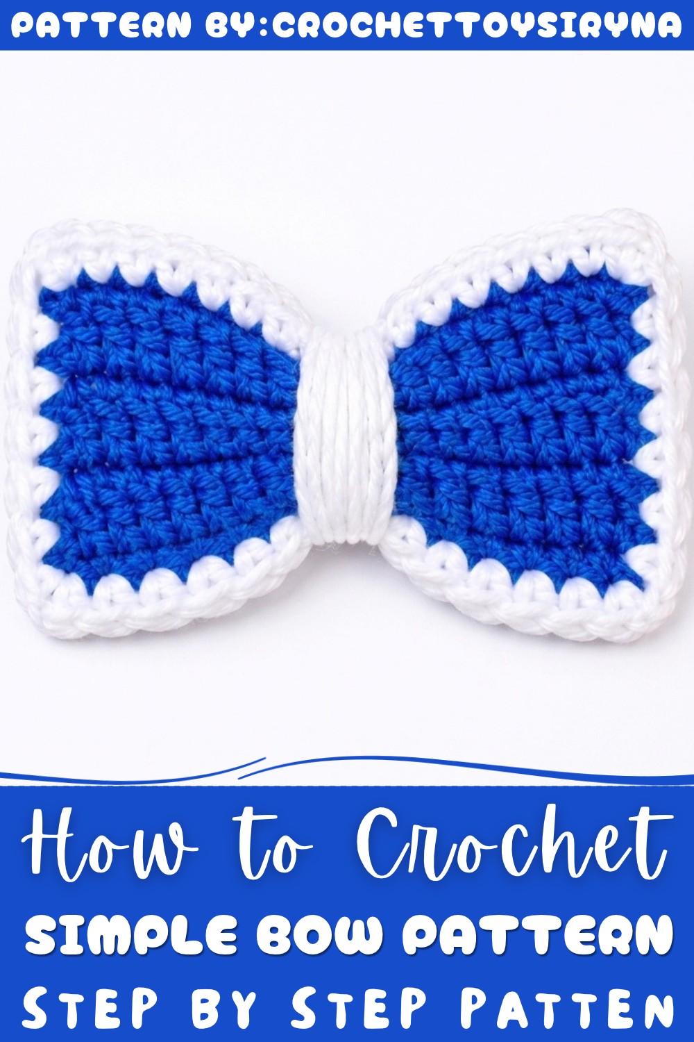 Crochet Simple Bow Pattern