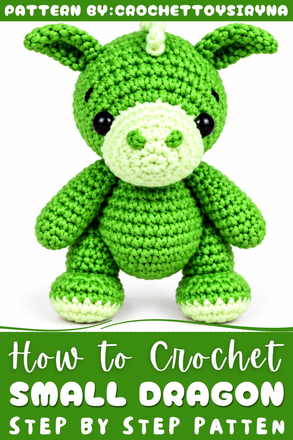 Crochet Small Dragon Pattern