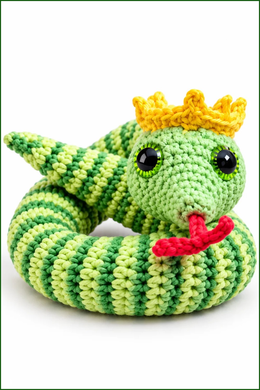 Crochet Striped Snake Pattern 6