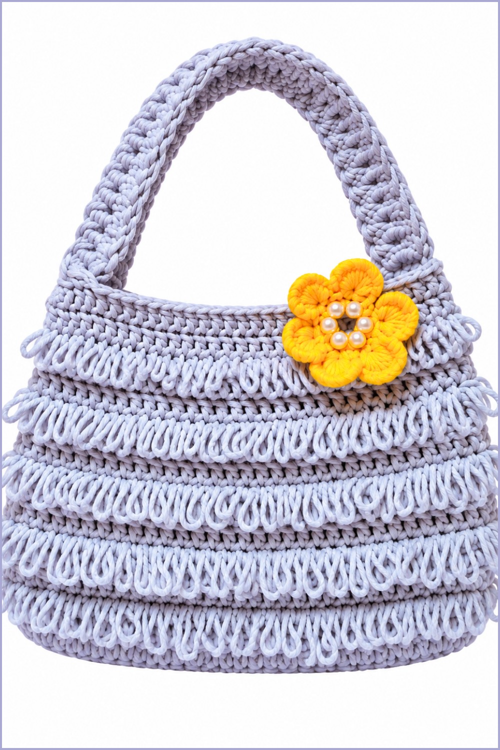 Crochet Stylish Handbag Pattern 6