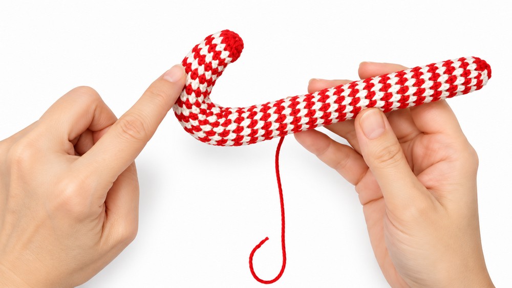 Crochet Сandy Canes Pattern 4