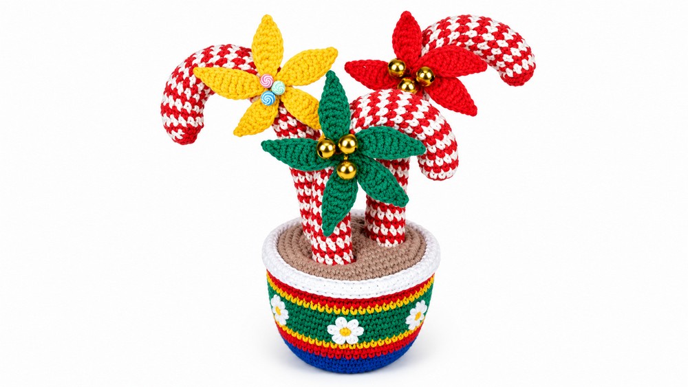 Crochet Сandy Canes Pattern 5