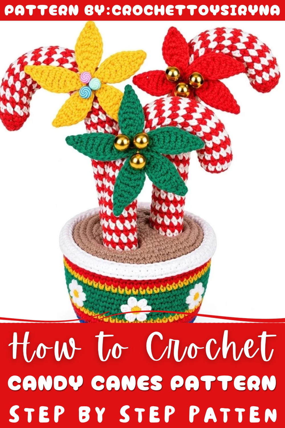 Crochet Сandy Canes Pattern