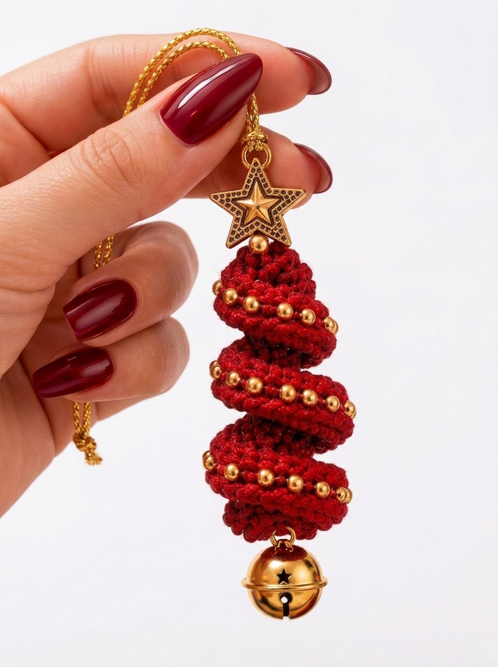 Easy 3D Christmas Spiral Crochet for Beginners (2)