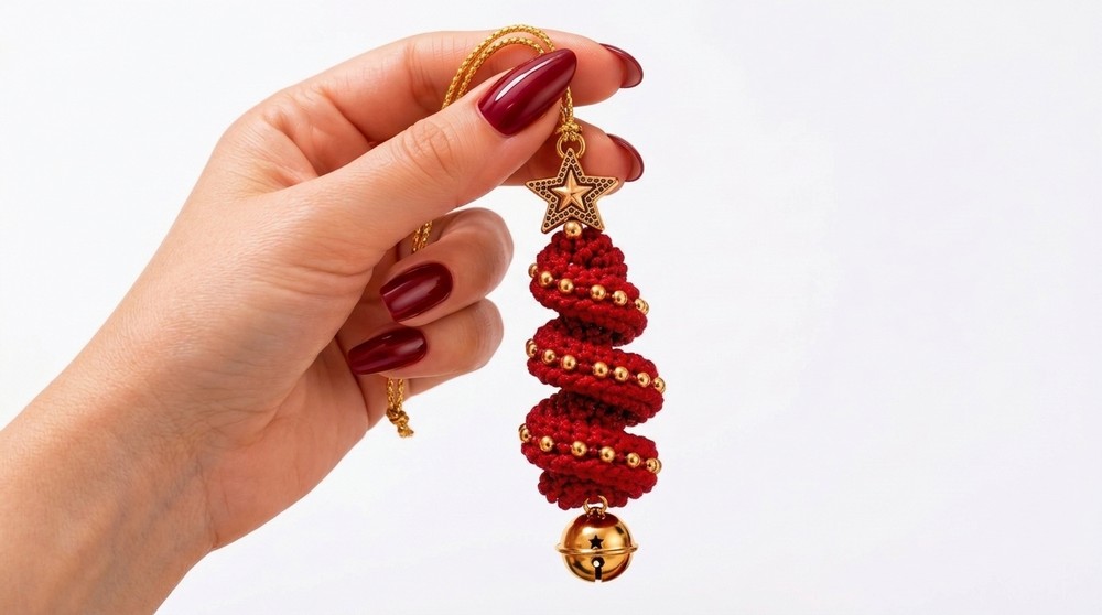 Easy 3D Christmas Spiral Crochet for Beginners (4)