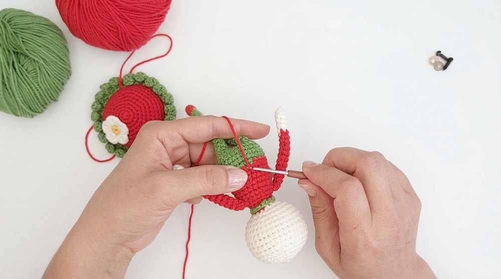 Crochet Strawberry Doll Pattern 3