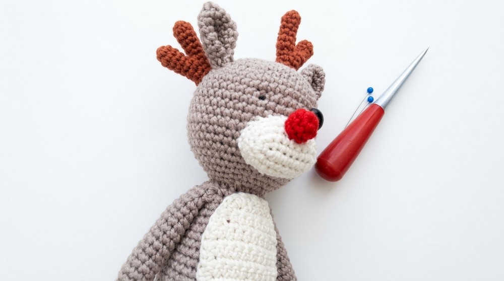 Crochet Reindeer Pattern 4