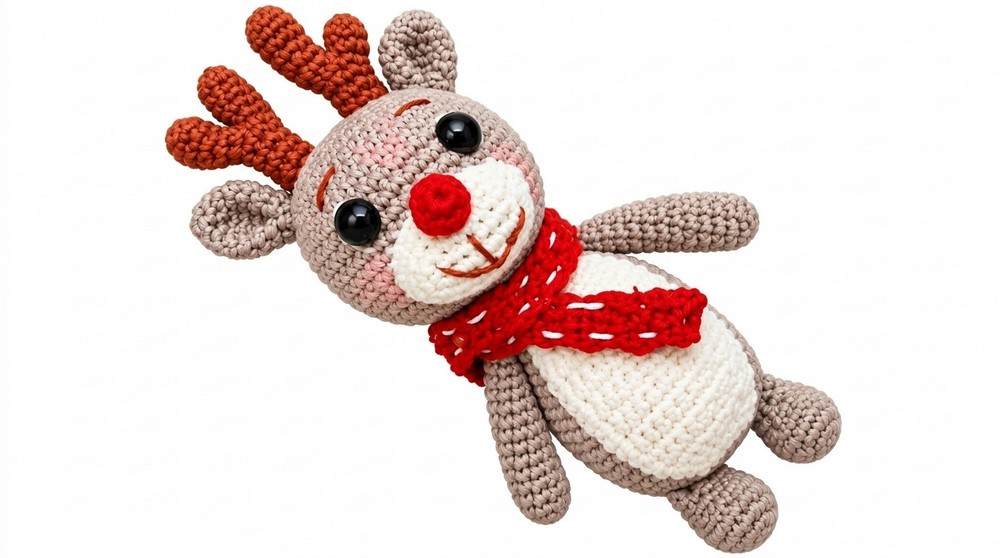 Crochet Reindeer Pattern 5