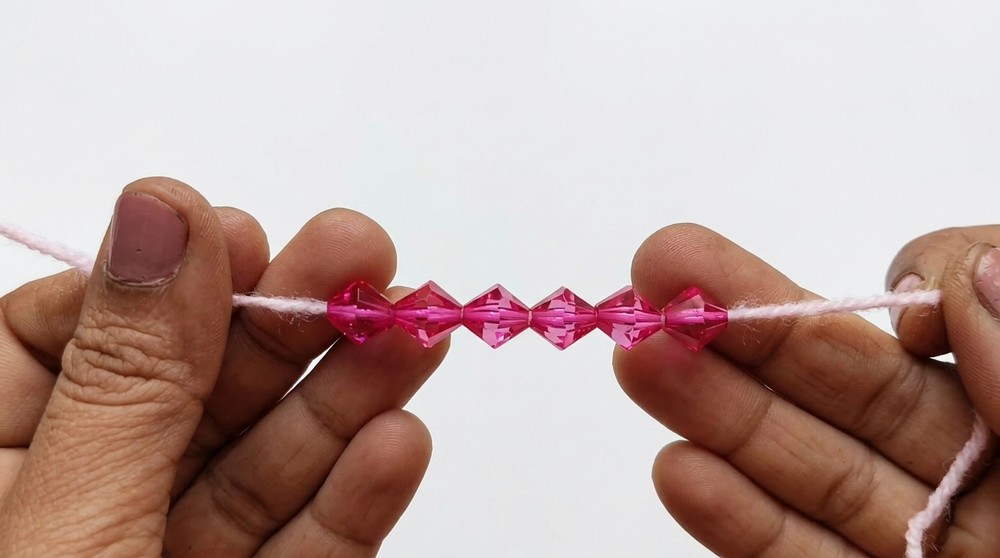 Crochet Flower Keychain Pattern 2