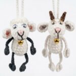 Simple Crochet Goat Keychain Free Pattern For Bags (2)