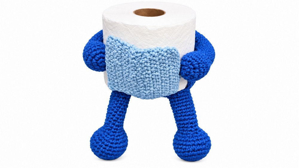 Crochet Toilet Paper Holder Pattern 5